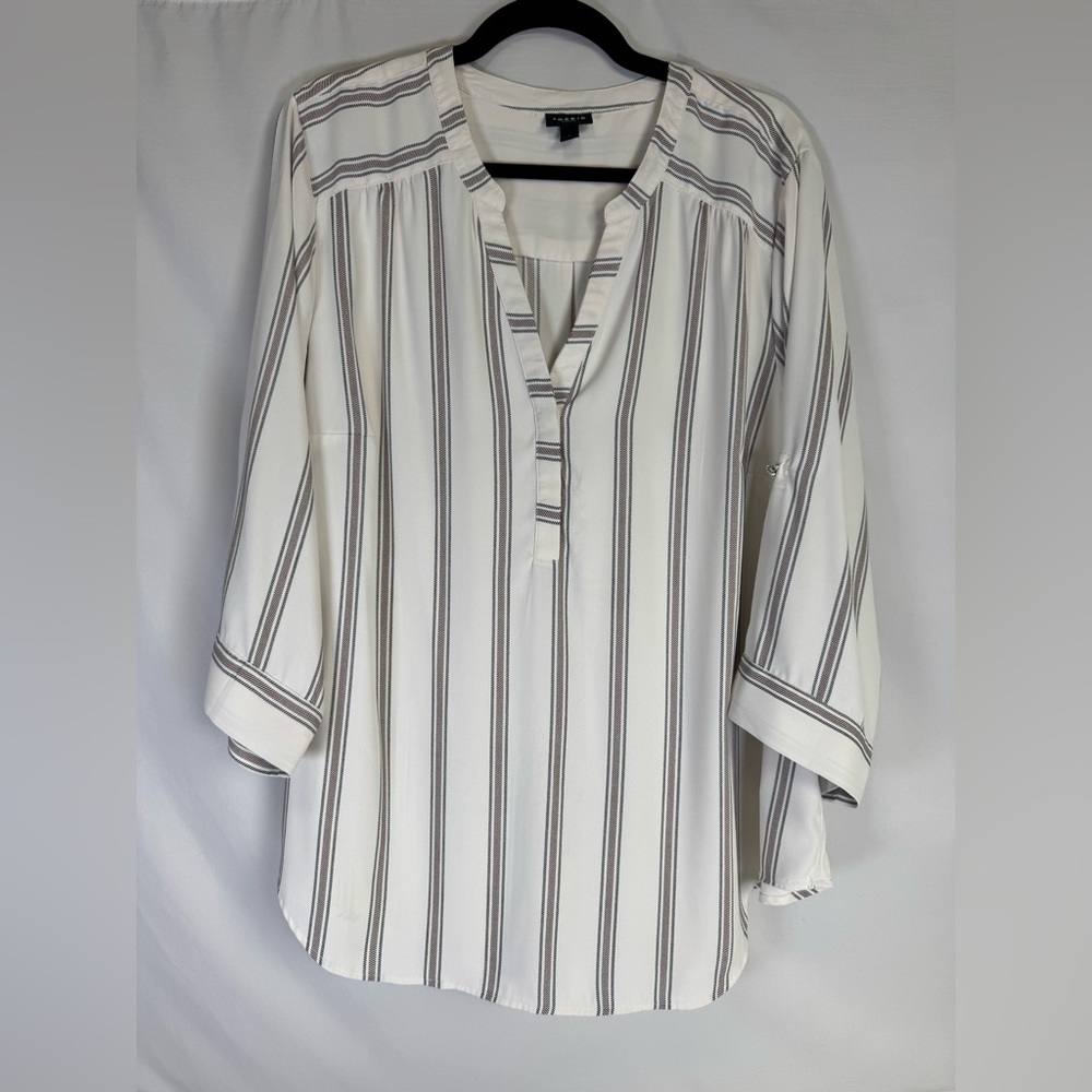 Torrid Harper Georgette Blouse - Cream - 2X